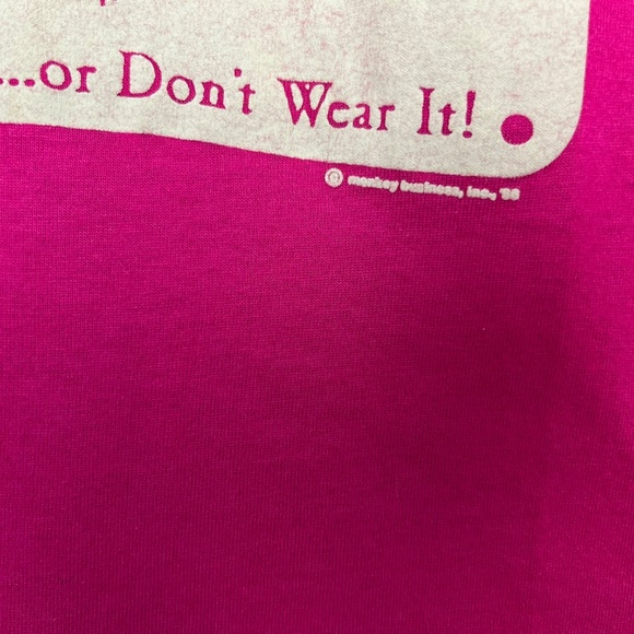 Vintage Fruit of the Loom Pink Wisconsin Northwoods Fishing Graphic Tee 1996 L - Picture 3 of 6